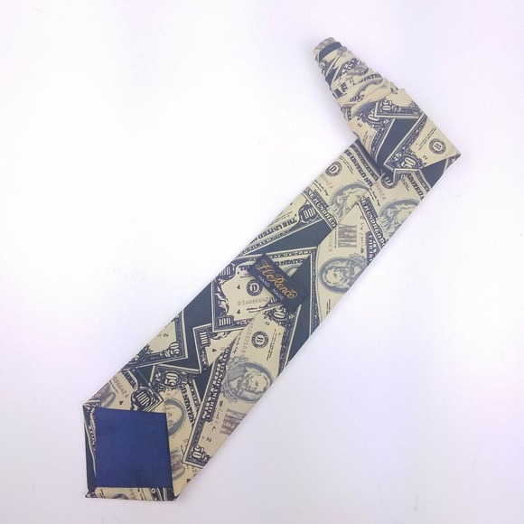 Florence Money Tie Hand Made Benjamins $100 Bill - Picture 3 of 4